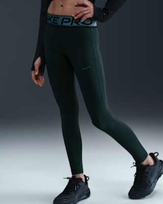 Nike Nike Pro Big Kids' (Girls') Dri-FIT Leggings With Shine Accents