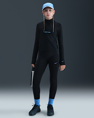 Nike Nike Pro Big Kids' (Girls') Dri-FIT Leggings with Shine Accents