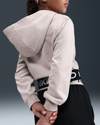 Nike Nike Pro Fleece Big Kids' (Girls') Dri-FIT Full-Zip Hoodie