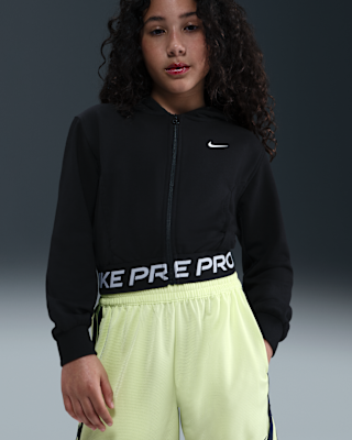 Nike Nike Pro Fleece Big Kids' (Girls') Dri-FIT Full-Zip Hoodie