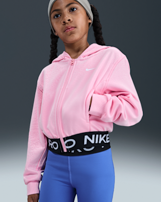 Nike Nike Pro Fleece Big Kids' (Girls') Dri-FIT Full-Zip Hoodie