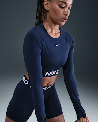 Nike Nike Pro Women's Dri-FIT Cropped Long-Sleeve Top