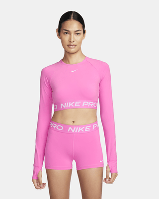 Nike Nike Pro Women's Dri-FIT Cropped Long-Sleeve Top