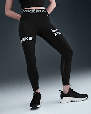 Nike Nike Pro Women's Mid-Rise 7/8 Mesh-Panel Graphic Leggings
