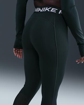 Nike Nike Pro Women's Mid-Rise Mesh-Paneled Leggings