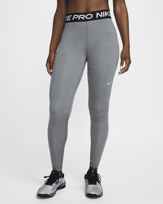 Nike Nike Pro Women's Mid-Rise Mesh-Paneled Leggings