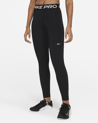 Nike Nike Pro Women's Mid-Rise Mesh-Paneled Leggings