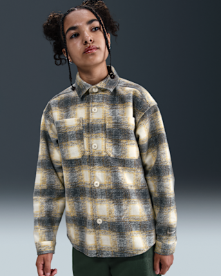 Nike Nike SB Big Kids' Long-Sleeve Button Down Shirt