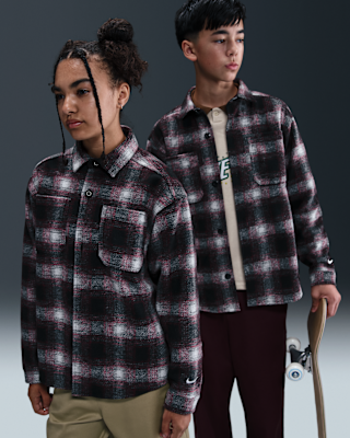 Nike Nike SB Big Kids' Long-Sleeve Button Down Shirt