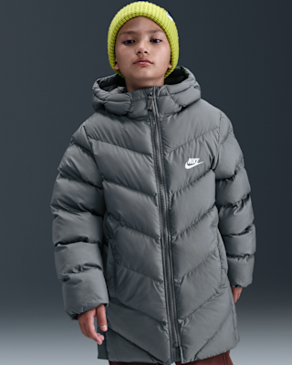 Nike Nike Sportswear All Day Play Big Kids' Therma-FIT Loose-Fit Mid-Length Puffer Jacket