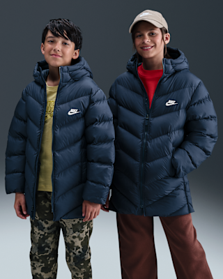 Nike Nike Sportswear All Day Play Big Kids' Therma-FIT Loose-Fit Mid-Length Puffer Jacket