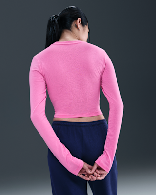 Nike Nike Sportswear Chill Knit Women's Slim Long-Sleeve Cropped Top