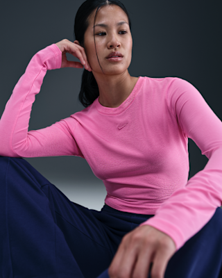 Nike Nike Sportswear Chill Knit Women's Slim Long-Sleeve Cropped Top