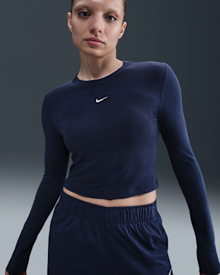 Nike Nike Sportswear Chill Knit Women's Slim Long-Sleeve Cropped Top