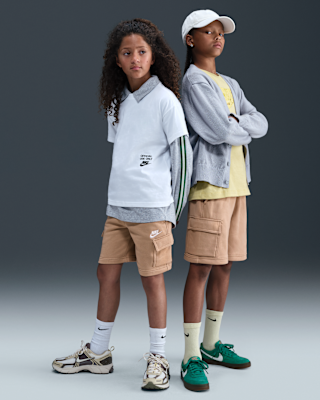 Nike Nike Sportswear Club Big Kids' French Terry Cargo Shorts