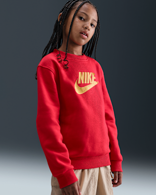 Nike Nike Sportswear Club Fleece Big Kids' Crew-Neck Sweatshirt