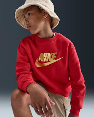 Nike Nike Sportswear Club Fleece Big Kids' Crew-Neck Sweatshirt