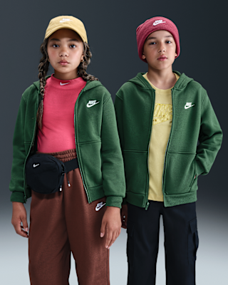 Nike Nike Sportswear Club Fleece Big Kids' Full-Zip Hoodie
