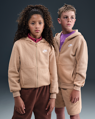 Nike Nike Sportswear Club Fleece Big Kids' Full-Zip Hoodie