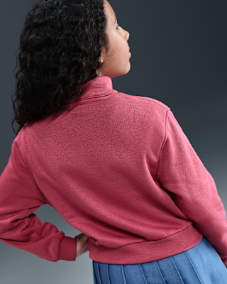 Nike Nike Sportswear Club Fleece Big Kids' (Girls') 1/2-Zip Long-Sleeve Top