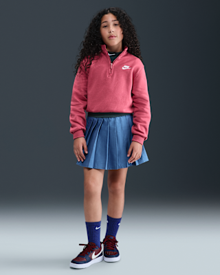 Nike Nike Sportswear Club Fleece Big Kids' (Girls') 1/2-Zip Long-Sleeve Top
