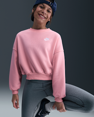 Nike Nike Sportswear Club Fleece Girls' Boxy Crew-Neck Sweatshirt