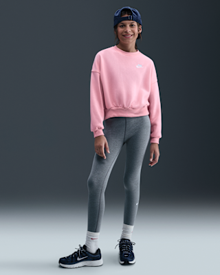 Nike Nike Sportswear Club Fleece Girls' Boxy Crew-Neck Sweatshirt