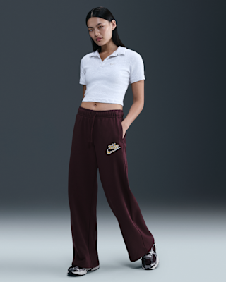 Nike Nike Sportswear Club Fleece Women's Mid-Rise Wide-Leg Pants