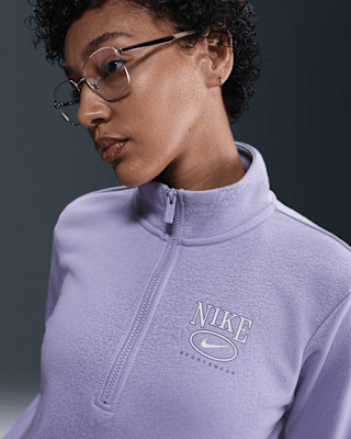 Nike Nike Sportswear Club Fleece Women's Mock-Neck 1/2-Zip Graphic Top