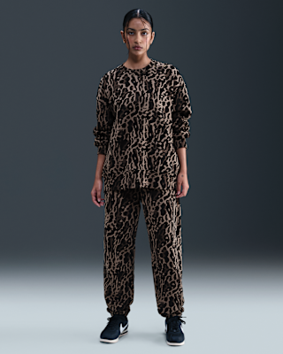 Nike Nike Sportswear Phoenix Fleece Women's High-Waisted Oversized Printed Sweatpants