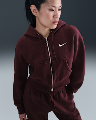 Nike Nike Sportswear Phoenix Fleece Women's Loose Full-Zip Cropped Hoodie