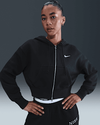Nike Nike Sportswear Phoenix Fleece Women's Loose Full-Zip Cropped Hoodie