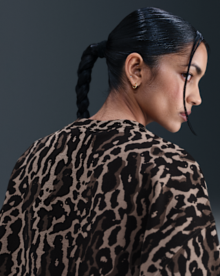 Nike Nike Sportswear Phoenix Fleece Women's Oversized Printed Crew-Neck Sweatshirt