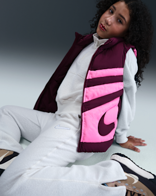 Nike Nike Sportswear Swoosh Big Kids' (Girls') Therma-FIT Loose Puffer Vest