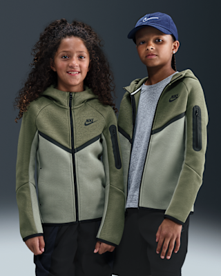 Nike Nike Sportswear Tech Fleece Big Kids' Full-Zip Hoodie
