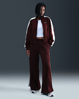 Nike Nike Sportswear Women's Mid-Rise Wide-Leg Track Pants