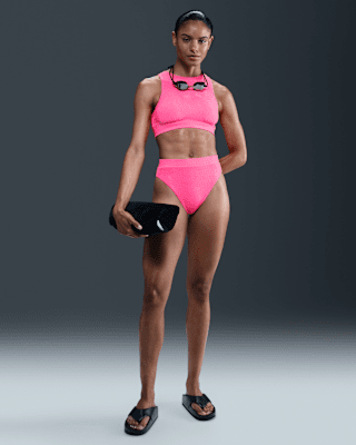 Nike Nike Swim Elevated Essential Women's High-Neck Bikini Top