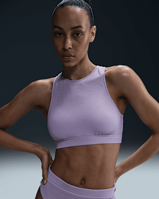 Nike Nike Swim Elevated Essential Women's High-Neck Bikini Top