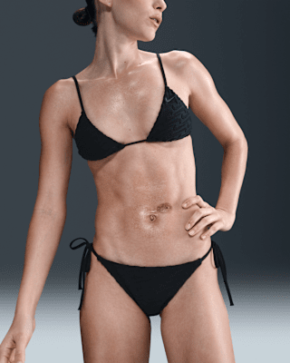 Nike Nike Swim Swoosh Link Women's Terry Tie-String Bikini Bottom