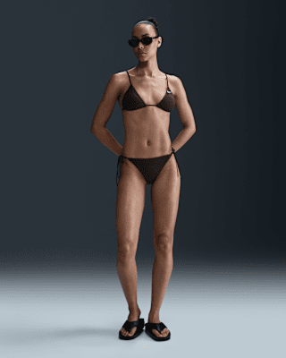 Nike Nike Swim Swoosh Link Women's Terry Tie-String Bikini Bottom