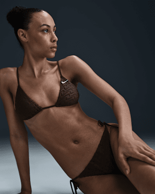 Nike Nike Swim Swoosh Link Women's Terry Triangle Bikini Top