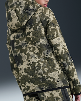 Nike Nike Tech Big Kids' (Boys') Full-Zip Camo Fleece Hoodie