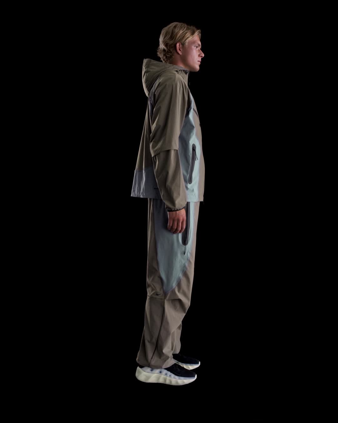 Nike Nike Tech Men's Dri-FIT Woven Color-Block Windrunner Loose Jacket