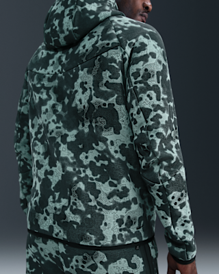 Nike Nike Tech Men's Full-Zip Fleece Camo Windrunner Jacket