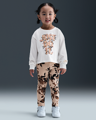Nike Nike Toddler Printed Club Long Sleeve T-Shirt and Leggings Set