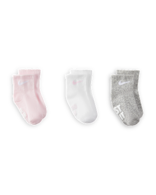 Nike Nike Verbiage Gripper Socks (3 Pairs) Baby Socks
