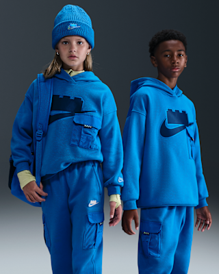 Nike Nike x LEGO® Collection Big Kids' Oversized Pullover Hoodie