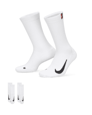 Nike NikeCourt Multiplier Cushioned Tennis Crew Socks (2 Pairs)