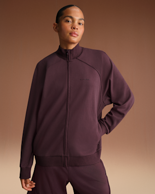 Nike NikeSKIMS Matte Tricot Women's Oversized Full-Zip Track Jacket