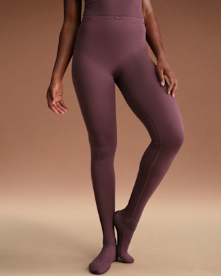 Nike NikeSKIMS Matte Women's High-Waisted Footsie Grip Leggings